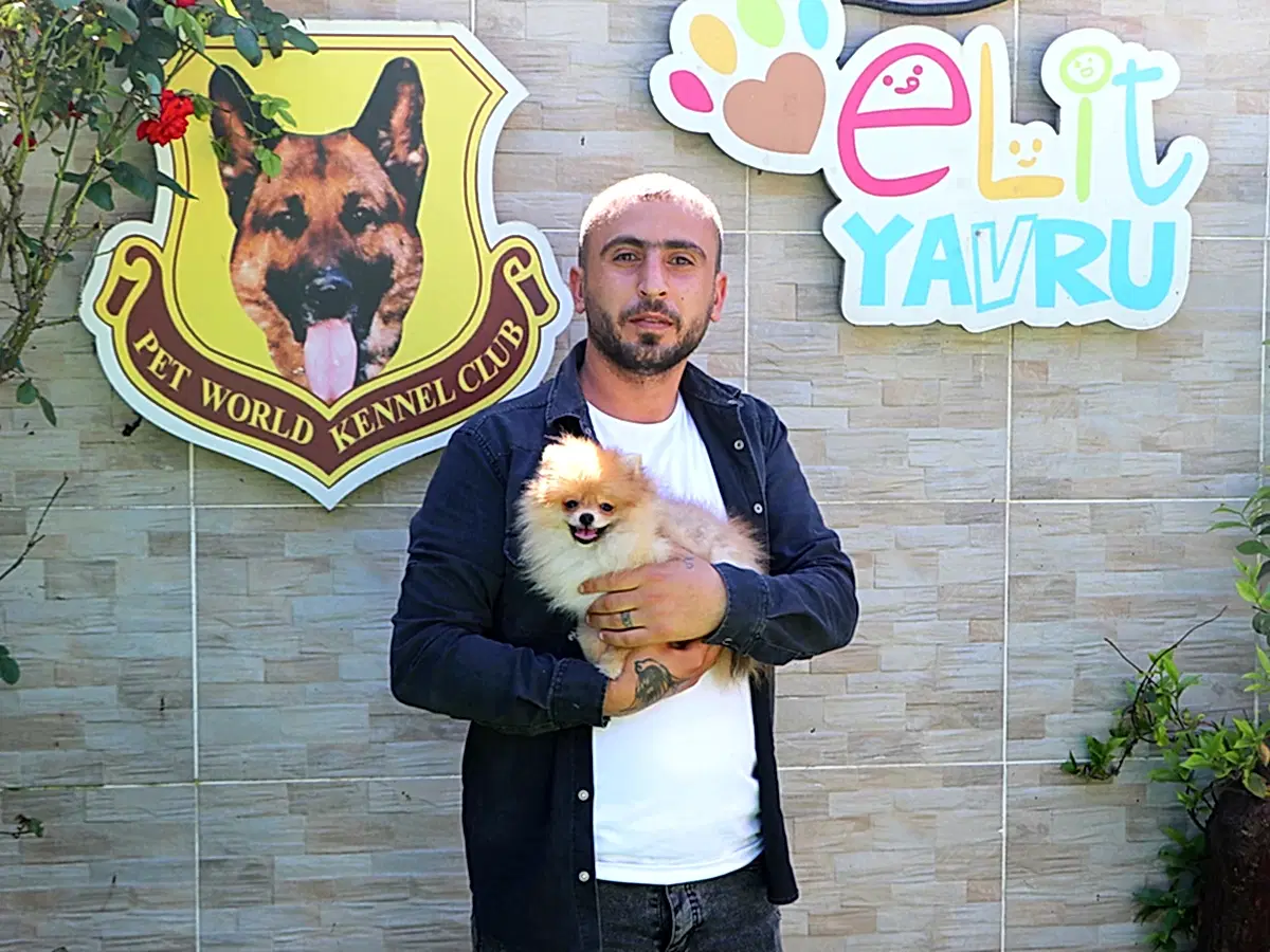 Ankara'dan Cengizhan Bey Pomeranian dostuna kavuştu