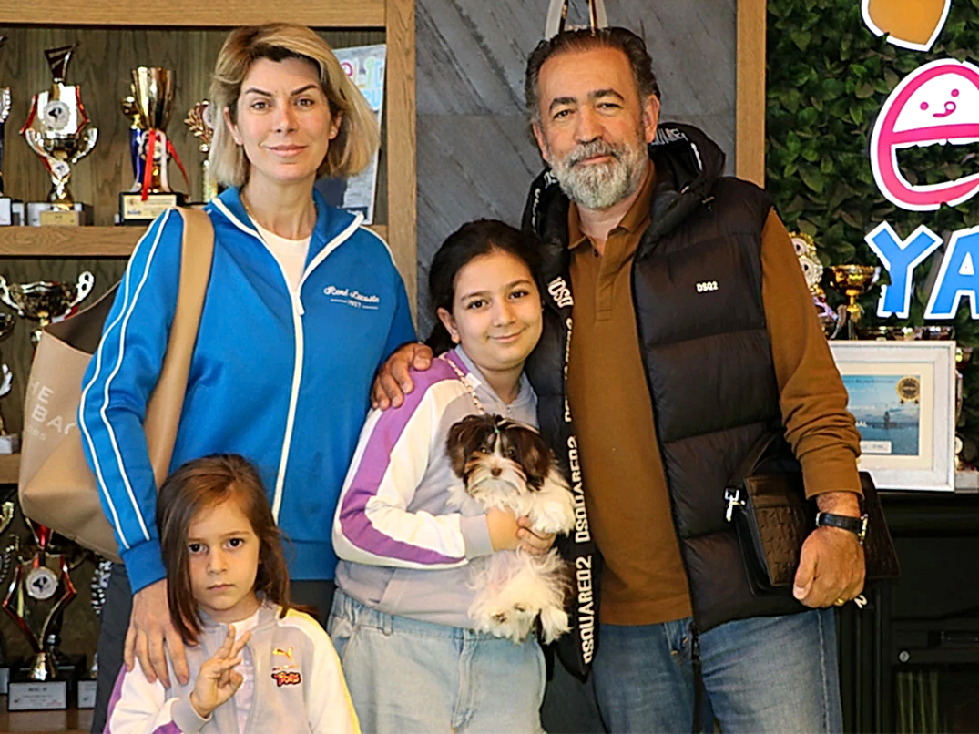 Azerbeycan'dan sevgili Aslı Hanım ve ailesi Teacup Morkie yavrularına kavuştular