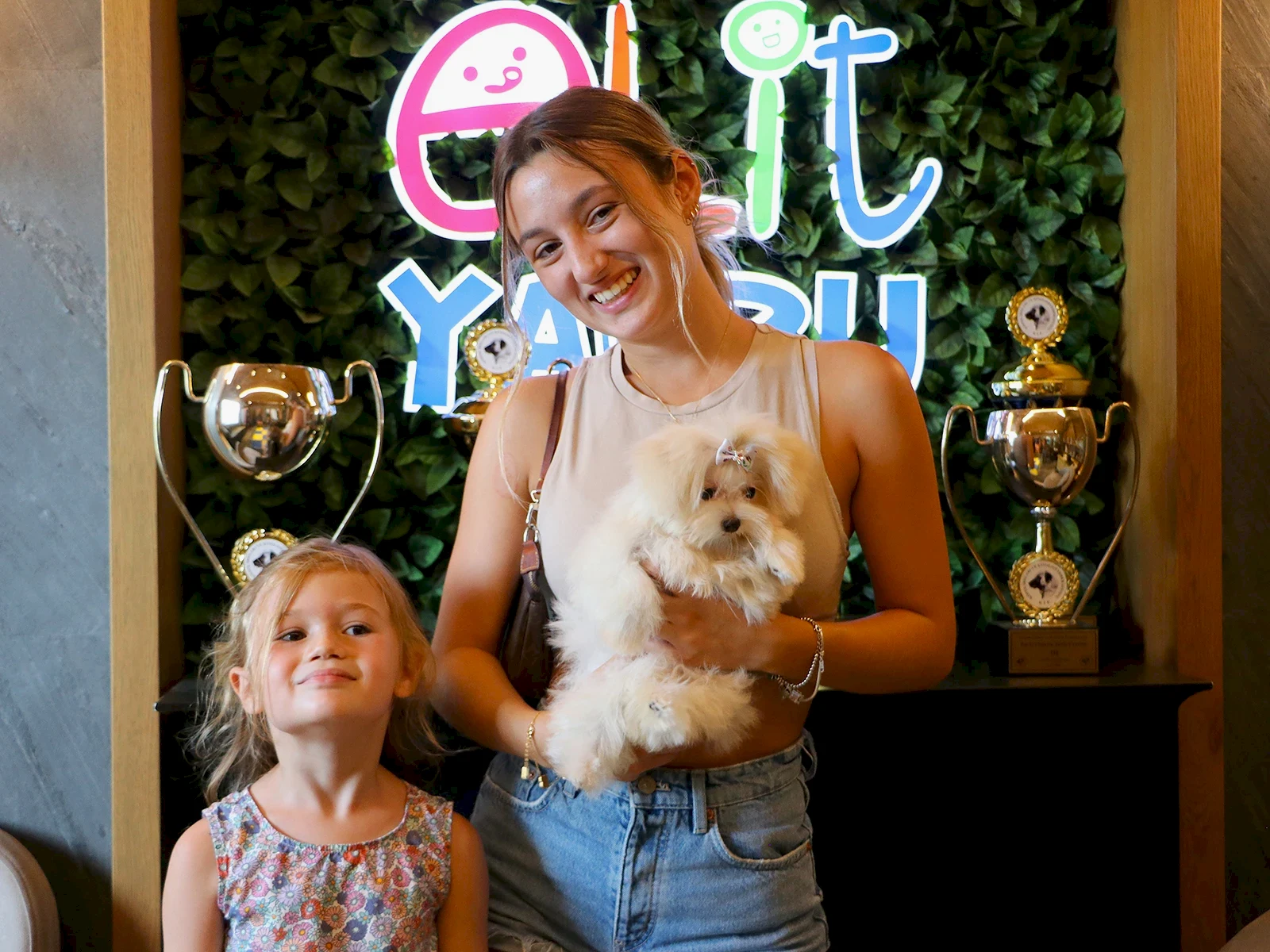 Belçika'dan Tüzünoğlu ailesi Teacup Morkie yavrularına kavuştular