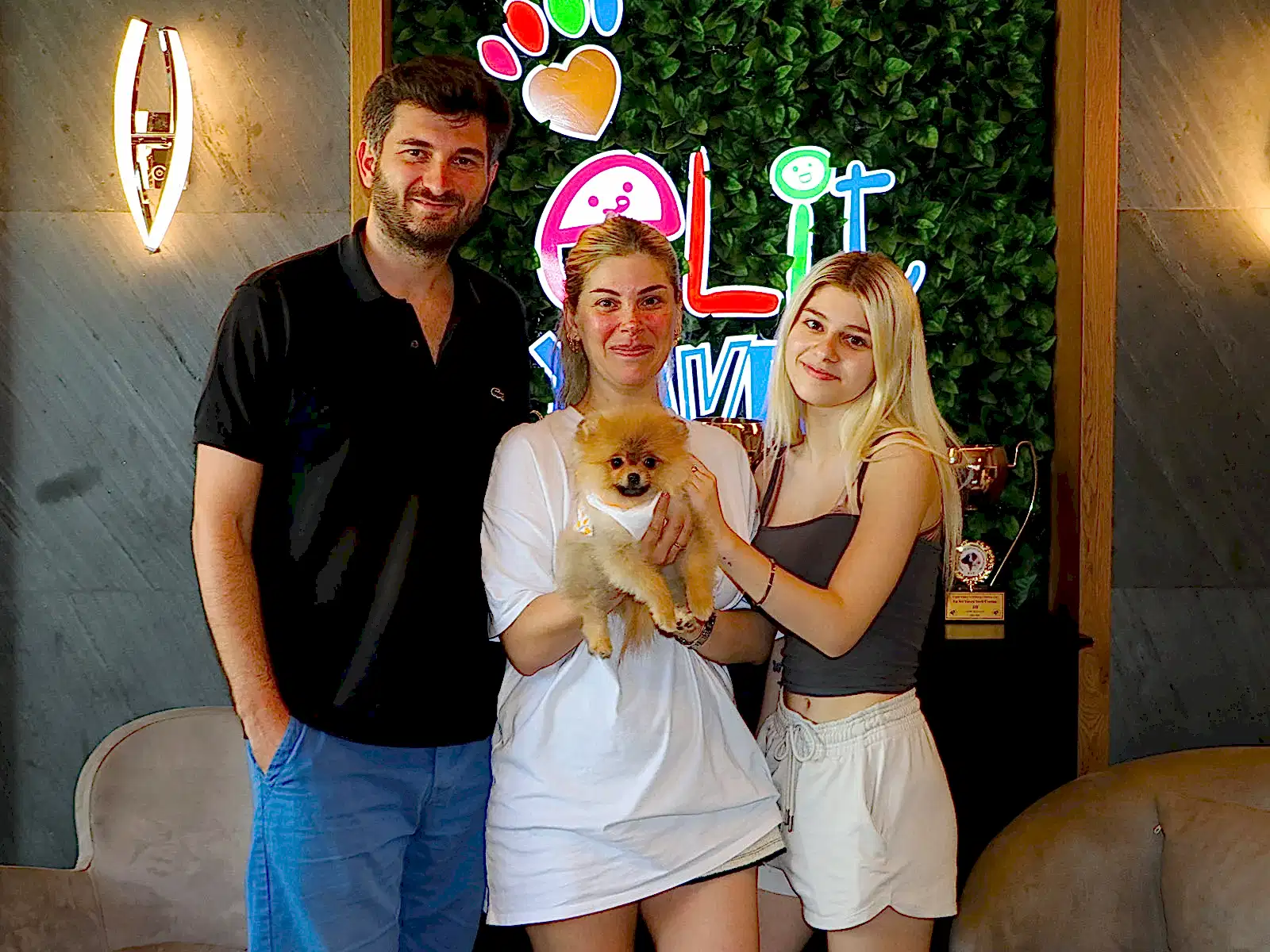 İzmir'den Erkan Ailesi Teacup Pomeranian yavrularına kavuştular