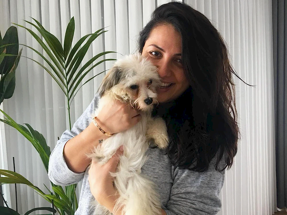 Modacı Gamze Saraçoğlu'nun Morkie'si eğitimdeydi :)