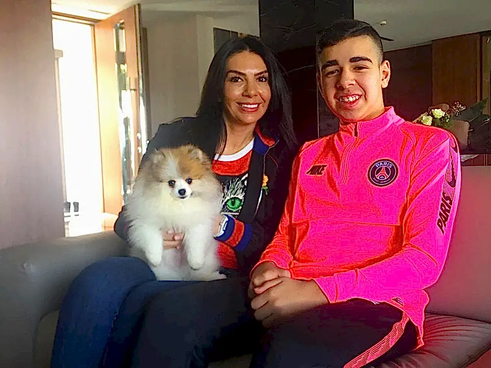 Pomeranian D'jango tuvalet eğitimini başarıyla tamamladı