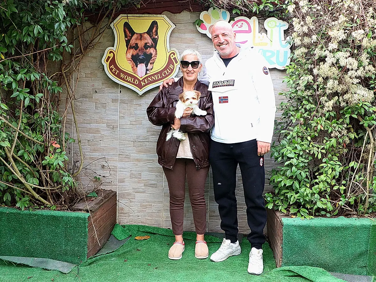 Çikolata Morkie yavrumuz Serap Özler’in ailesine katıldı