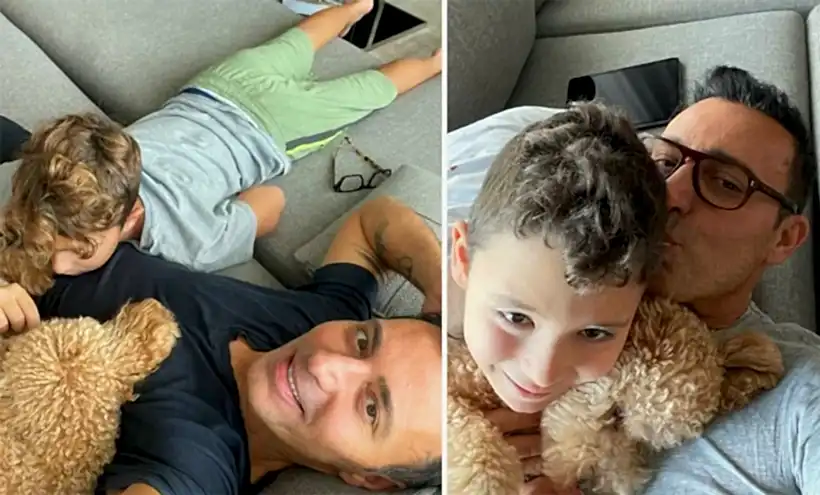 Sevgili Mustafa Sandal ve ailesi Kenji'ye kavuştu