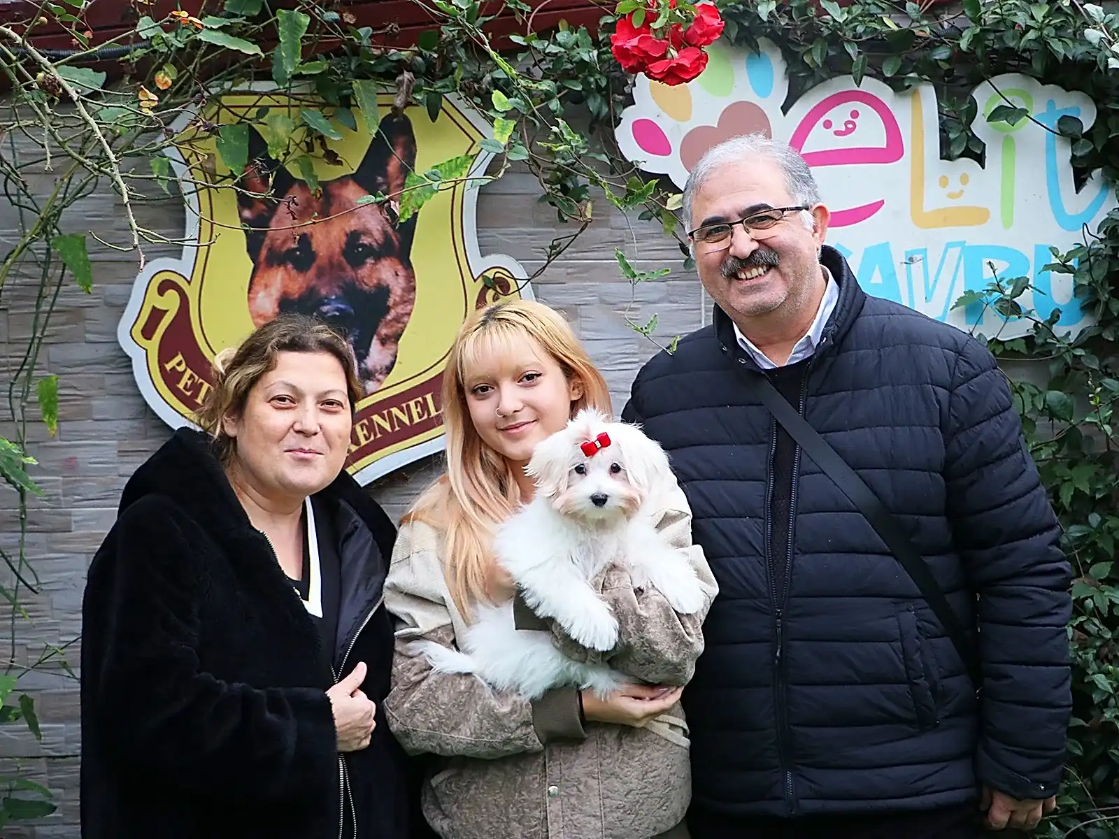 Terzi ailesi Maltese yavrularına kavuştular