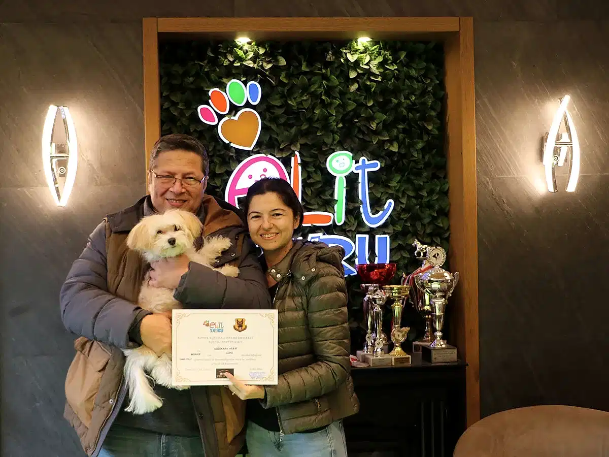 Lupo Temel itaat eğitimini tamamlayıp mezun oldu