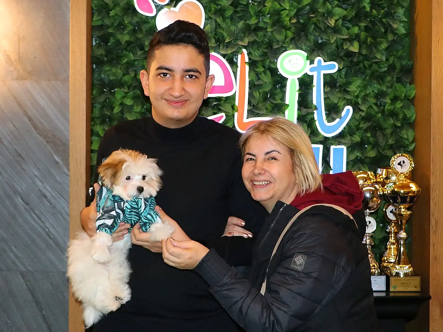 Yavuz Bey ve ailesi Morkie yavrularına kavuştular