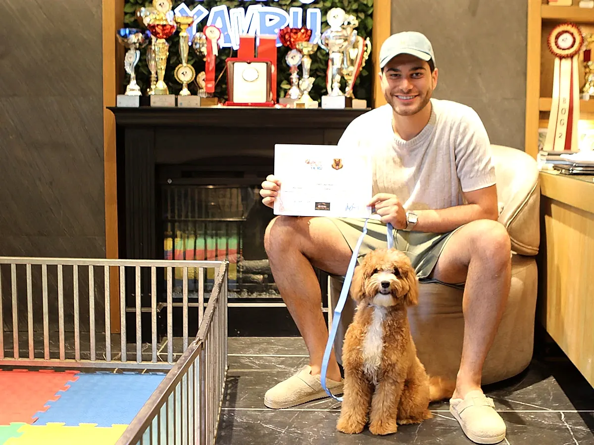 Luca Temel itaat eğitimini başarılı bir şekilde tamamladı