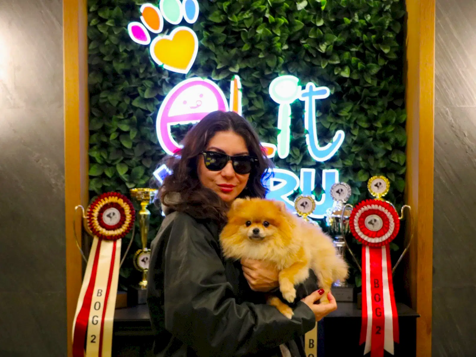 Zeynep Hanım Pomeranian dostuna kavuştu